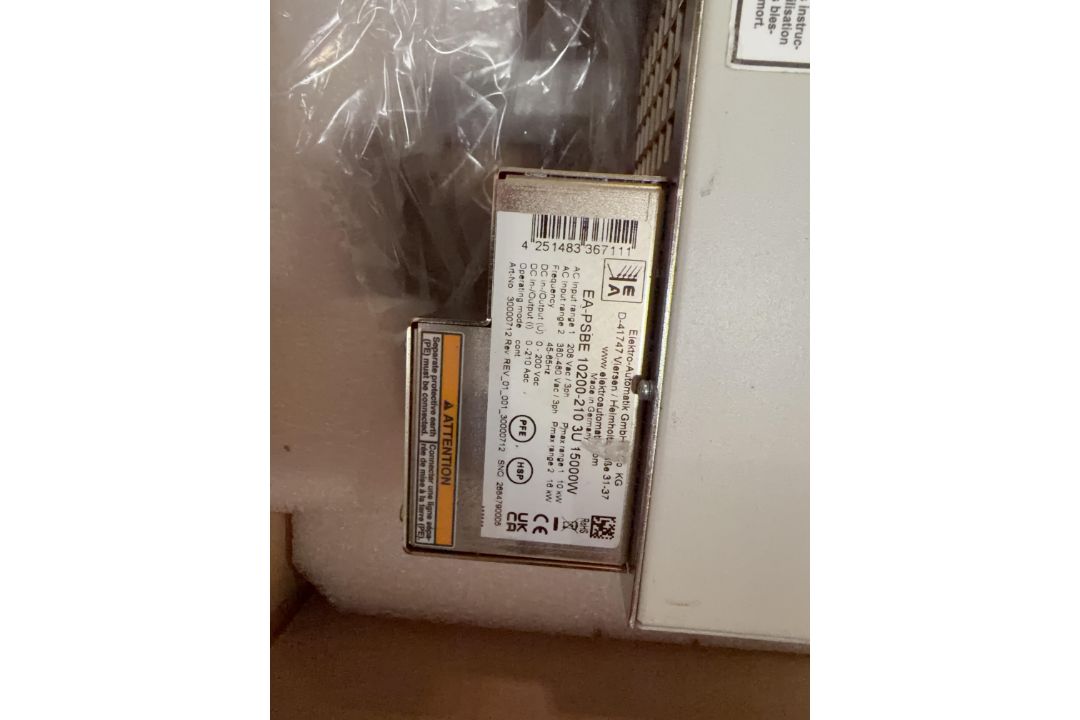 Elektro-Automatik #EA-PSBE 10200-210 3U 15,000W Power Supply - Image 7 of 12