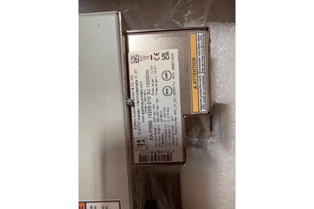 Elektro-Automatik #EA-PSBE 10200-210 3U 15,000W Power Supply - Image 7 of 15