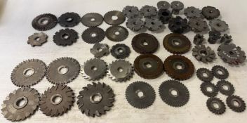Lot of Misc. Face Mills and Saw Blades
