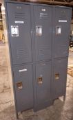 (6) Compartment Heavy Duty Locker Unit
