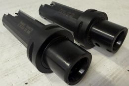 Lot of (2) Iscar #5506770 #C6 SIR-S7135-22X2-83885 Tool Holders