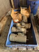 Skid of (4) Motors & Hoffman Pump Asm.