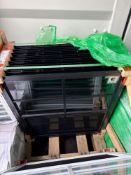(8) New Dutchland Co Black 24in x 27in Shed/Steel Building Windows Model 85372