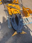 New Jiangtu Co Large Electronic/Hydraulic Swivel Grapple Attachment