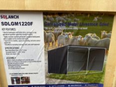 New SD Lanche Co 240 sq ft Metal Livestock Shed Model SDLGM1220F