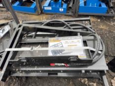 New GiYi Co Mini Stand-On Skidloader Hydraulic Movable Forks Model GY-CYHC