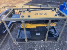 New AGT Co Hydraulic Skidloader Pile Hammer Attachment Model PD750-PZ