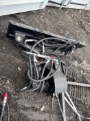 New GiYi Co Hydraulic Skidloader Articulating (Side Sway) Stump Grinder Attachment Model SG45