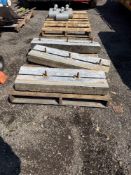 Wheel Loader Bucket Rubber Squeegee Bolt On Attachments