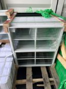 (8) New Dutchland Co White 24in x 27in Shed/Steel Building Windows Model 85372
