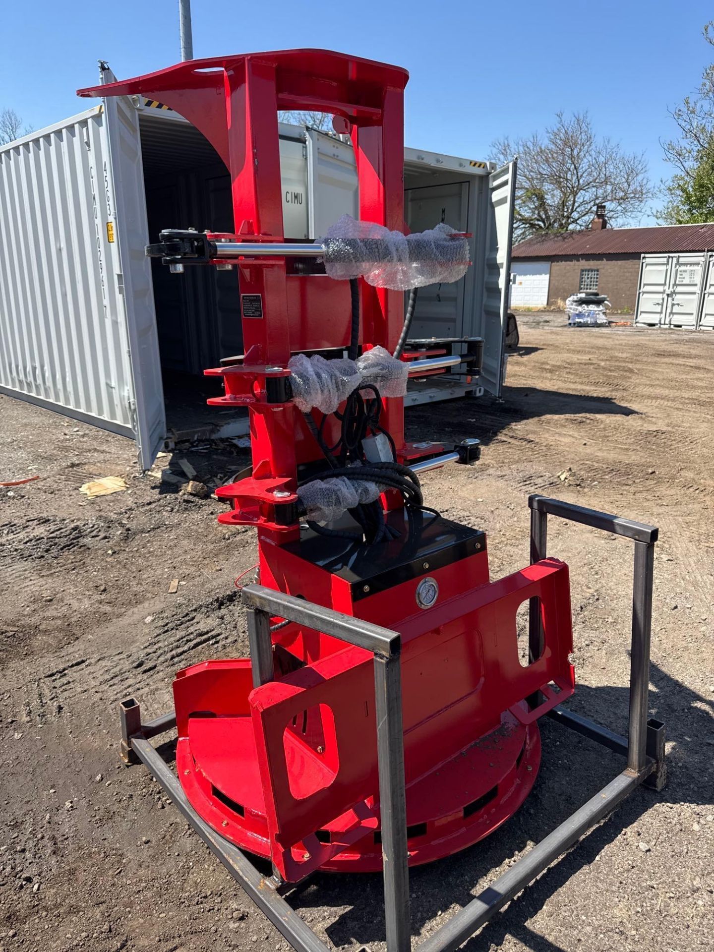 New GIYI Co Hydraulic Skidloader Feller Buncher Attachment Model FB77 - Image 2 of 5