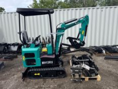 New CFG Industrial Co Mini Excavator Model MH13RX WITH Agrotk Mini Attachment Set Model 12EX-ATA