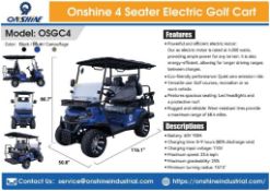 NEW OSGC4 Golf Cart - BLUE