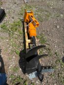 New GiYi Co 16in Hydraulic Auger Attachment for CAT 303 Excavator