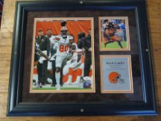 19"x16" Signed Jarvis Landry Photograph