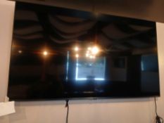 60" LG Flat Screen TV with Wall Mount. No Remote.