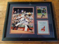17"x15" Signed Trevor Bauer Photograph