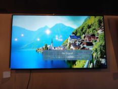60" LG Flat Screen TV with Wall Mount. No Remote