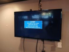 38" Insignia Flat Screen TV with Wall Mount. No Remote