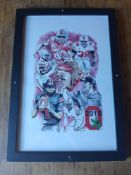 2019 Ohio State Football Brian Barton Limited Print "97/500