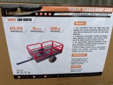 New LandHonor Co ATV/UTV Dumping Lawn Cart Model LHR-GDC15