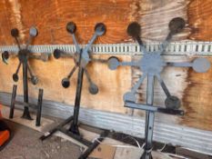 New MMS Co 60in Steel Pedal Type Target w/ Stand