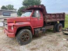 1987 Ford F-700 Dump Truck (off-site item, read description)
