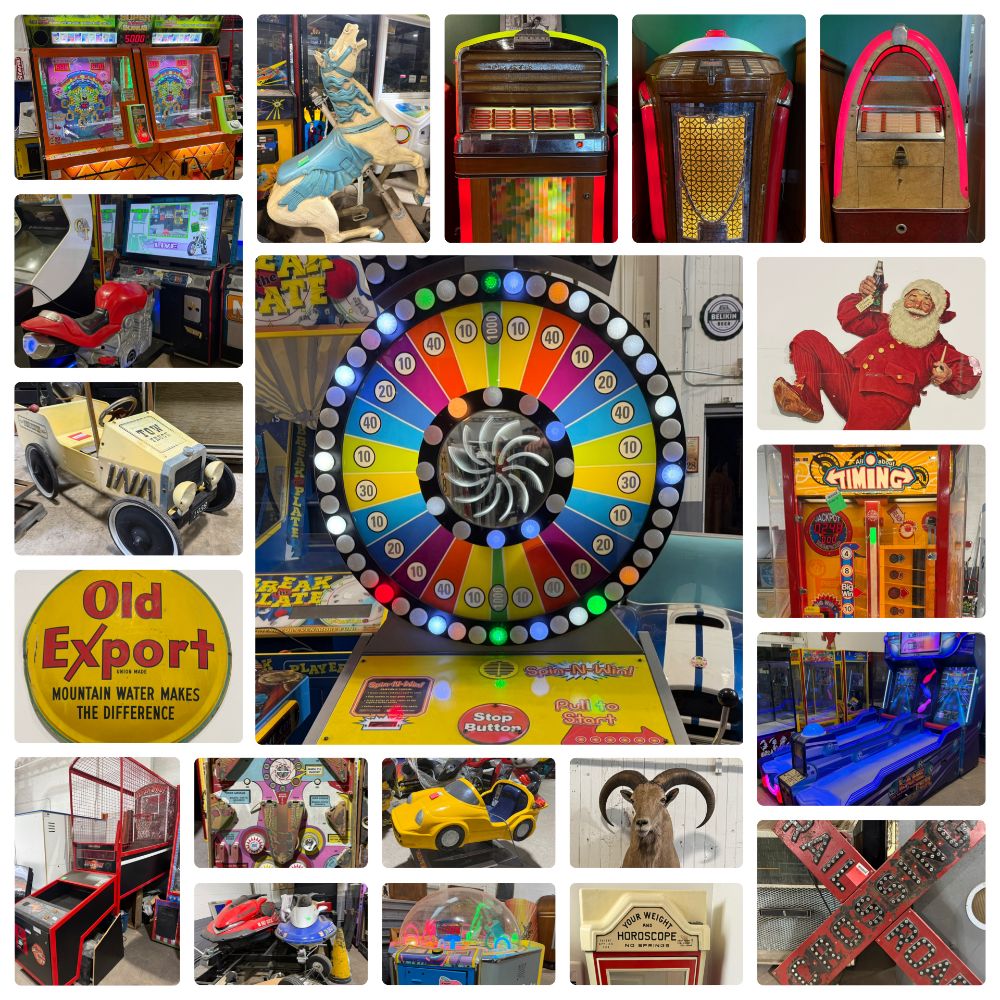 Jukeboxes, Games, & Signs