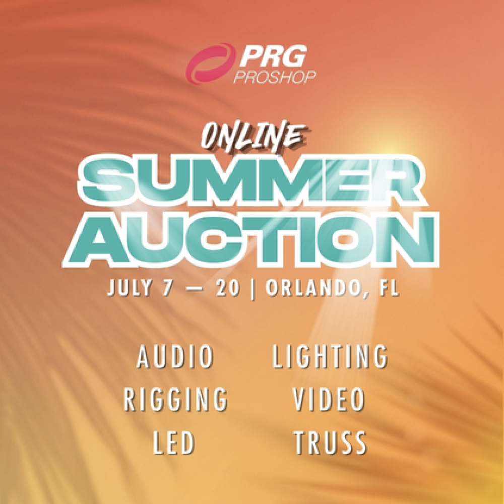 DAY 1: PROFESSIONAL LIGHTING AND AUDIO EQUIPMENT - PRG Orlando -