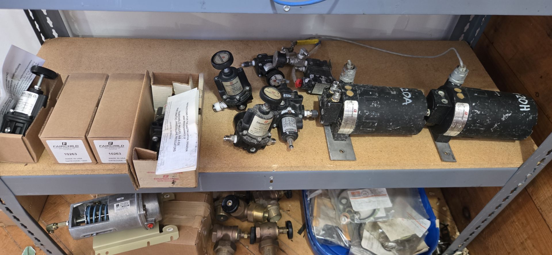 (3) FAIRCHILD MODEL # 10 PNEUMATIC REGULATORS; (1) FAIRCHILD MODEL # 64A PNEUMATIC REGULATORS; (2) - Image 10 of 11