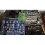 (3) PARTIAL SOCKET SETS; BOX OF MISC COKETS (ROOM 3)