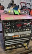 LINCOLN IDEALARC AC/DC ARC WELDER MODEL # TIG 300/300; 300 A AT 32V; SINGLE PHASE INPUT: 60 HZ/