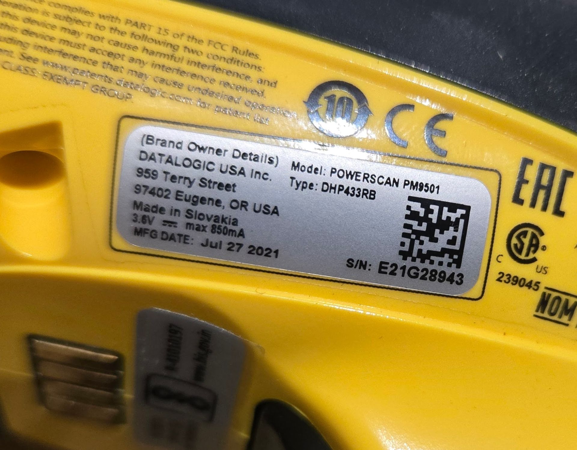 LOT OF MISC HONEYWELL FORKLIFT SCALE READOUTS AND VARIOUS BARCODE SCANNERS (BLDG 1 RM 4A) - Image 9 of 9