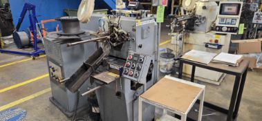 WAFIOS SPRING COILING MACHINE TYPE: FS1-1L; SIMPLEX RAPID UNCOILER TYPE: Z/2.S-DC; ASSET # 3446/