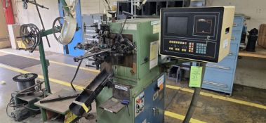 SIMPLEX RAPID SPRING COILING MACHINE TYPE: ELSODEMA/50 (DOES NOT RUN); ACCRA WIRE DECOILER ASSET #