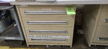 STANLEY VIDMAR 4-DRAWER PARTS CABINET