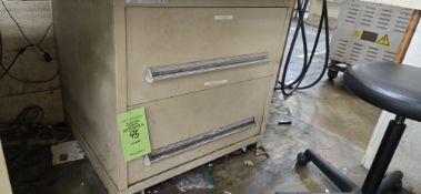 STANLEY VIDMAR 2-DRAWER PARTS CABINET
