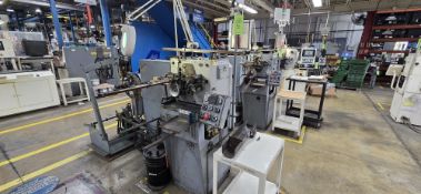 WAFIOS SPRING COILING MACHINE TYPE: FS1-1L; ACCRA-WIRE ACCRA-BOTIC DEREELER; ASSET # 3400/4049