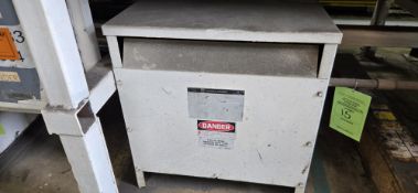 SQUARE D 3 PH INSULATED TRANSFORMER CAT # 30T6H; 30 KVA