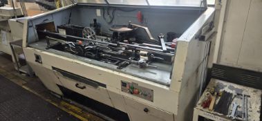 SIMPLEX RAPID AUTOMATIC JOINING MACHINE FOR GARTER SPRINGS MODEL # SP/4-DS; ASSET # 3870