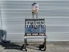 9 Head Gravity Fed Liquid Filler
