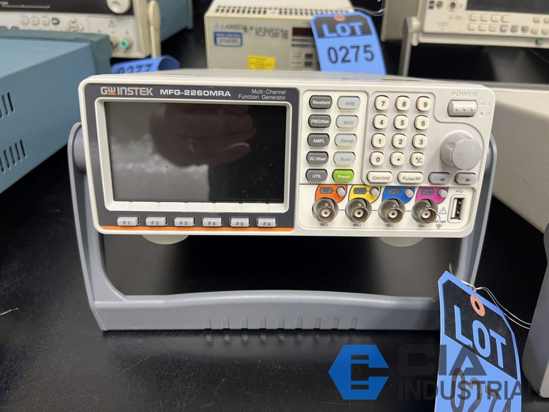 GWINSTEK MODEL MFG-2260MRA MULTI CHANNEL FUNCTION GENERATOR; S/N GES832201