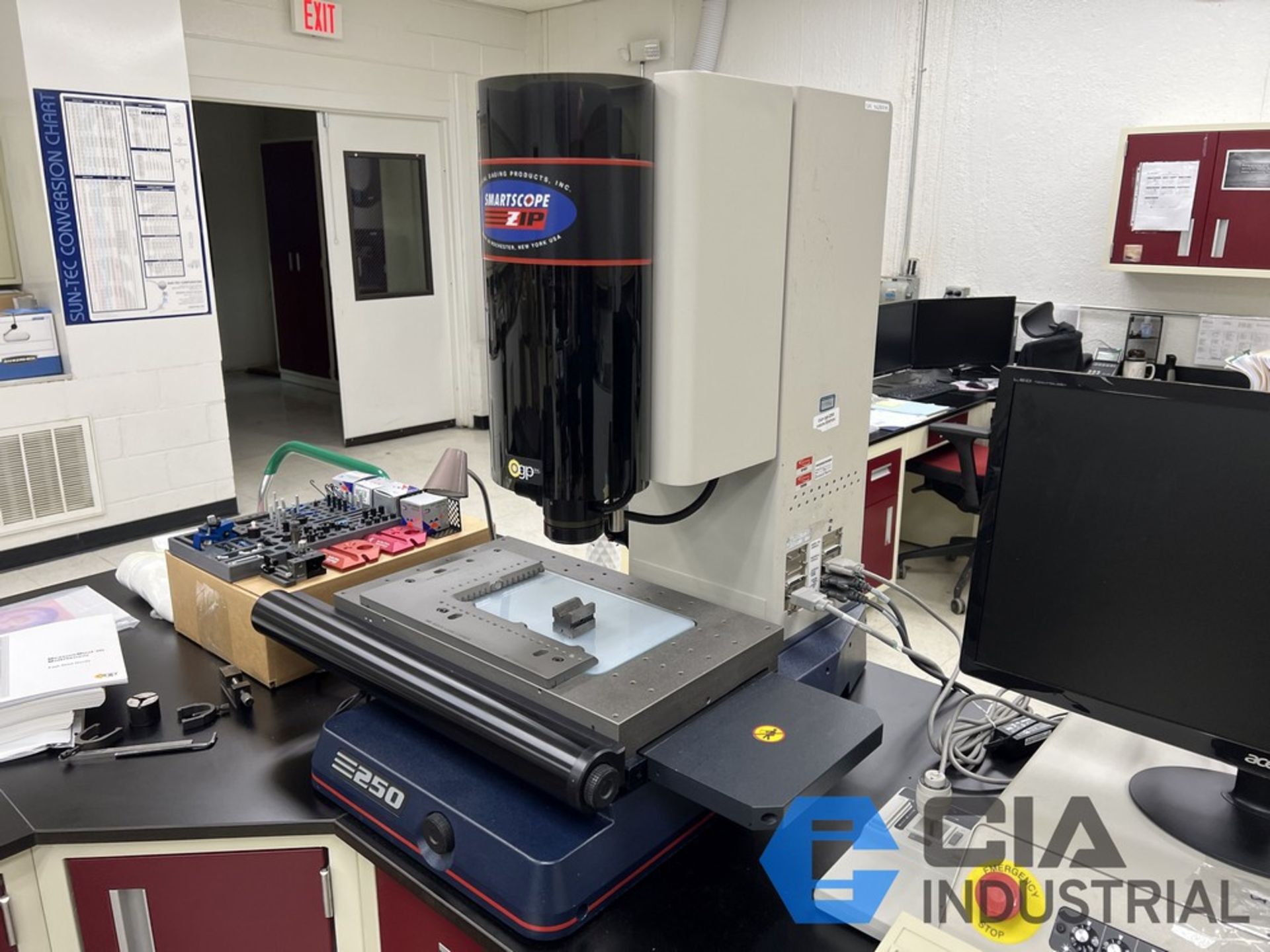OPTICAL GAGING PRODUCTS MODEL SMARTSCOPE ZIP 250 VIDEO MEASURING ...