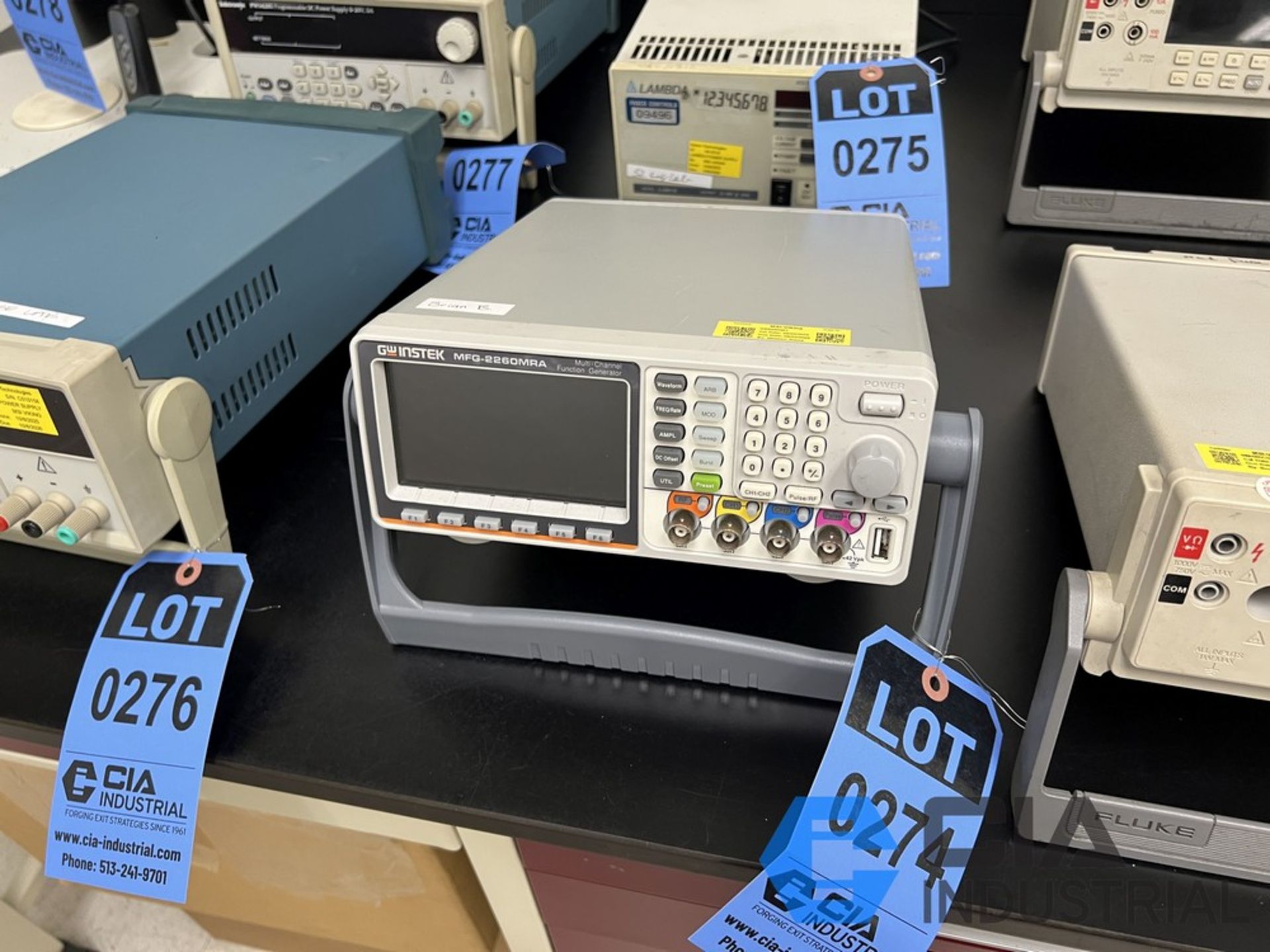 GWINSTEK MODEL MFG-2260MRA MULTI CHANNEL FUNCTION GENERATOR; S/N GES832201