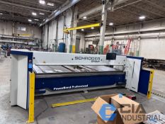2018 SCHRODER MODEL POWERBEND PROFESSIONAL UD-4000/2.5 CNC METAL FOLDER W/ UP DOWN FEATURE AND