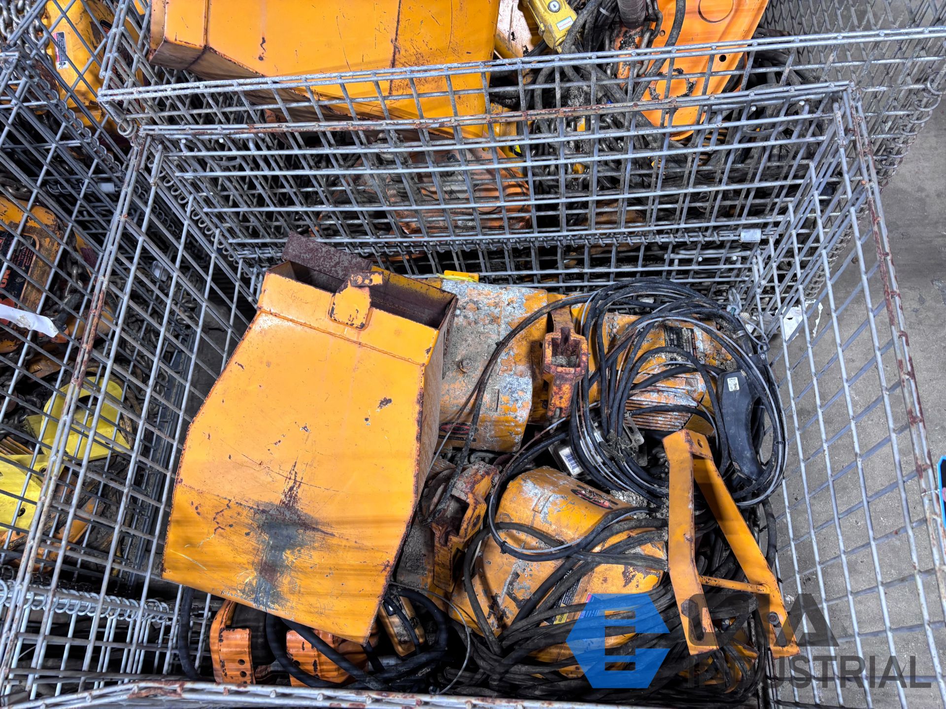 3 TON HARRINGTON TROLLEY TYPE ELECTRIC CHAIN HOISTS