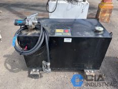 100 GALLON BUTTER BUILT MODEL 29211677 FUEL TANK WITH PUMP; S/N BF0669946