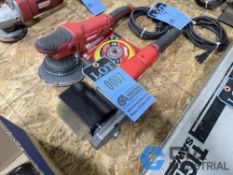 (LOT) (2) BAUER POWER TOOLS - 4" MODEL 20104E-B DRUM SANDER & 6" LONG-THROW RANDOM ORBIT DA