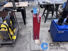 1.5 KVA DAYTON MODEL 2Z543 PORTABLE SPOT WELDER; S/N STYLE NO. JH-18A1, 12" THROAT, 110 VOLTS