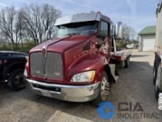 2010 KENWORTH T270 SERIES DIESEL ROLL BACK TOW TRUCK; CHASSIS NO. 270982, VIN #2NKHHM6X5AM270982,